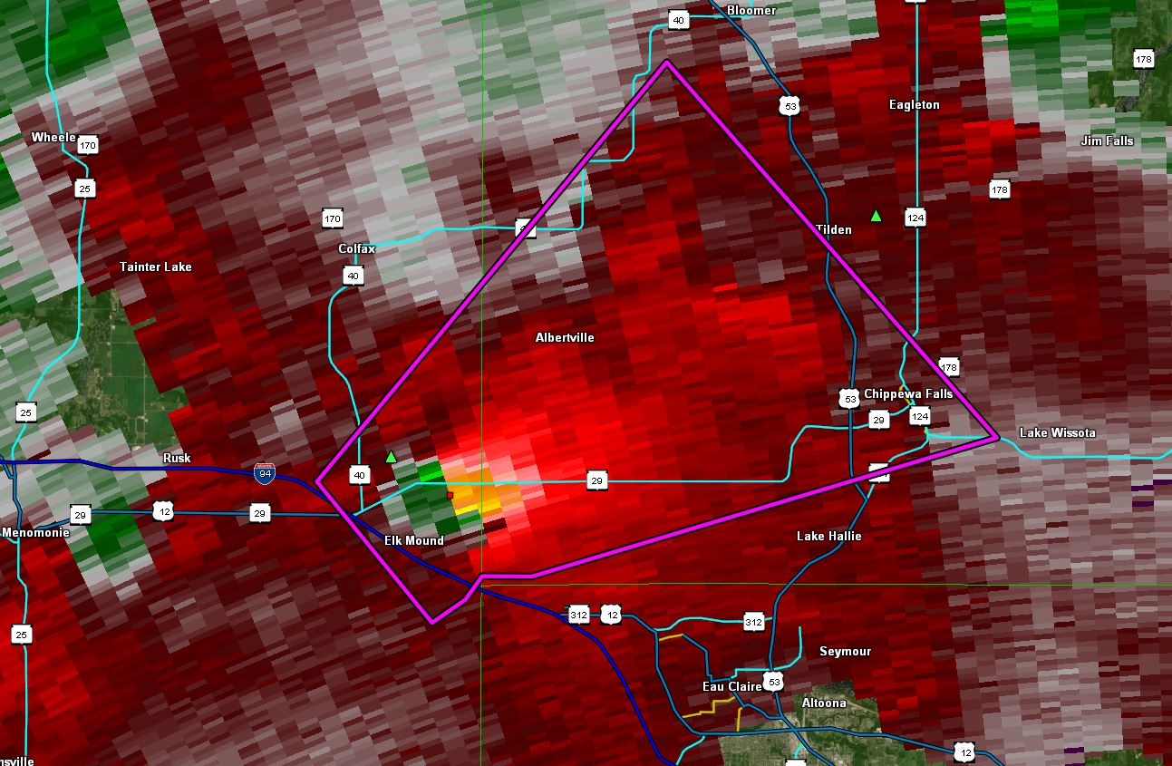 Elk Mound/Wheaton, WI Tornado Rated EF3